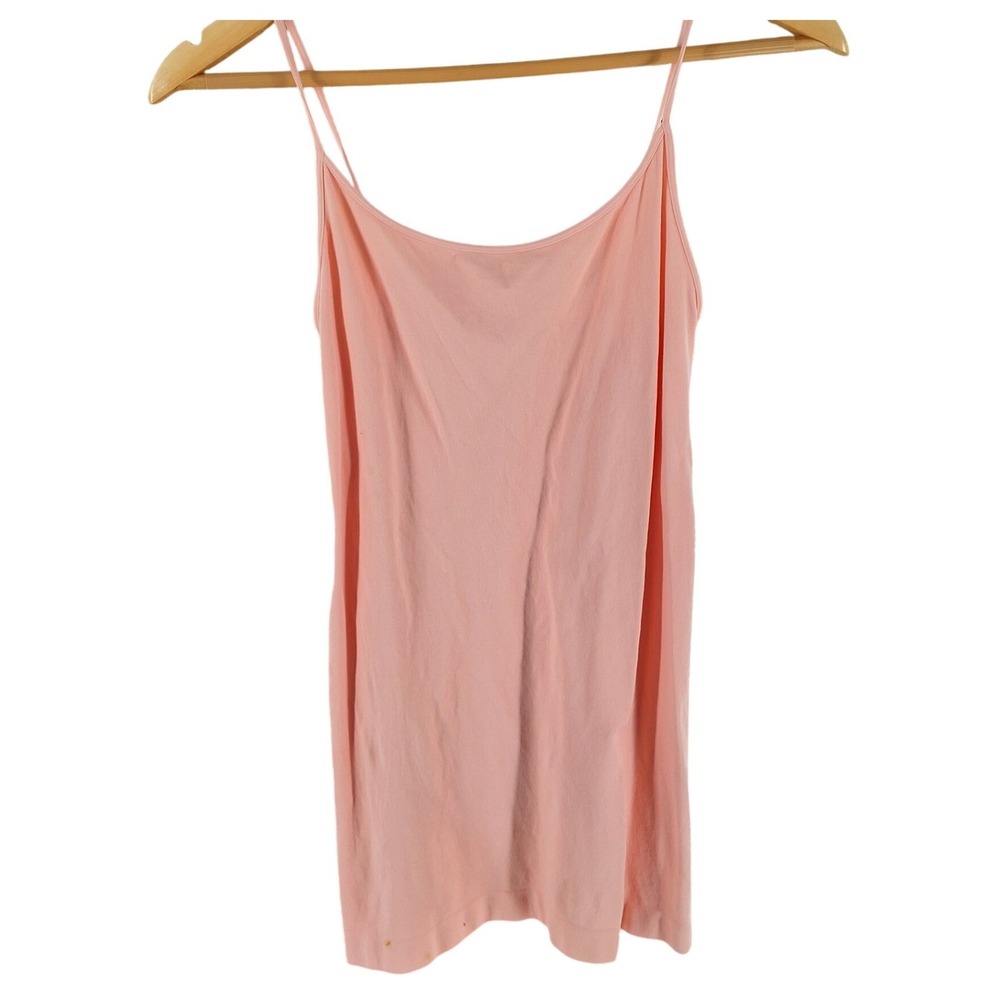 Nikibiki Coral‎ Pink Seamless Camisole Top NS4011 Spaghetti Strap Tank Cami OS